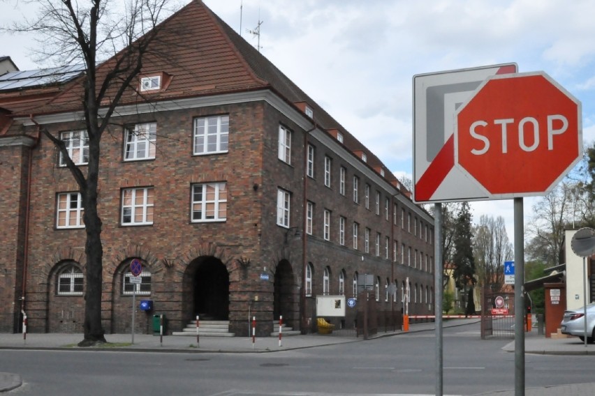 Budynek przy ulicy Kilińskiego, przy obecnej głównej bramie...