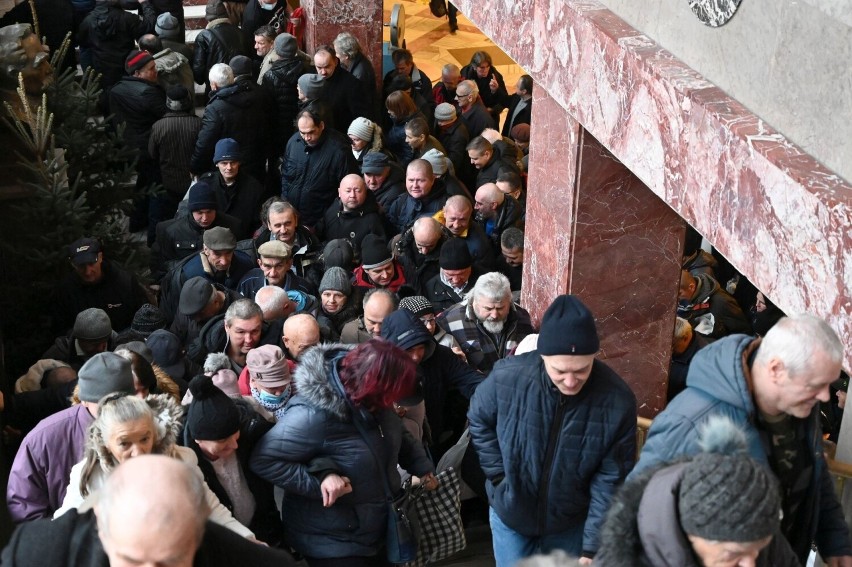 Kilkaset osób spotkało się na Wigilii dla Bezdomnych w...