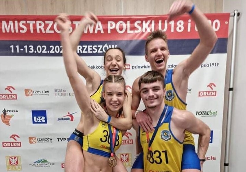 Ostrów Wielkopolski. Siedem medali wywalczyli podczas Halowych Mistrzostw Polski U18 i U20 zawodnicy KS Stal „LA” Ostrów Wlkp.