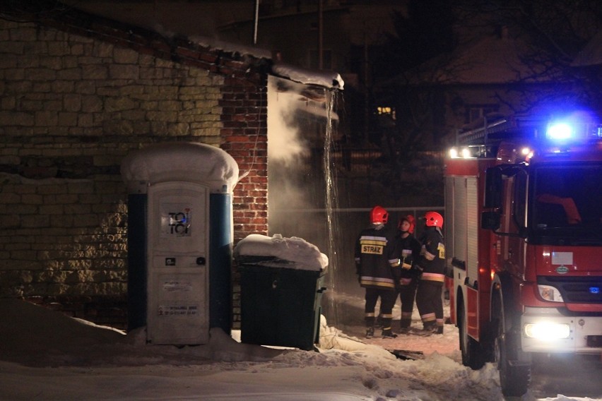 Pożar budynku gospodarczego przy Lubelskiej w Chełmie