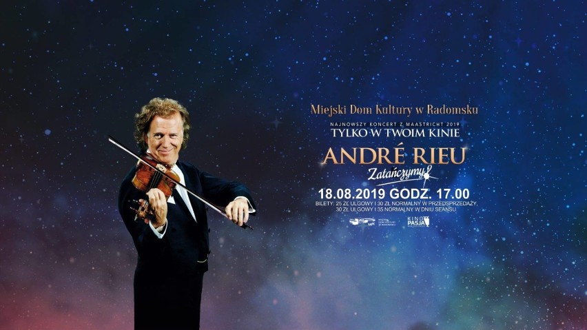 MDK w Radomsku zaprasza na retransmisję koncertu Andre Rieu pt. "Zatańczymy?”