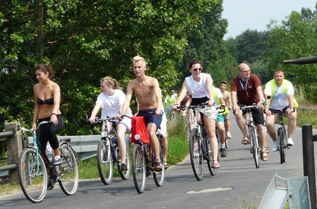 Rok temu rajd rowerowy po powiecie organizowany przez starostwo odbył się po raz pierwszy