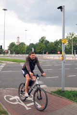 Kamera która wykrywa rowerzystów działa już na skrzyżowaniu ulic Żeromskiego i al. Politechniki