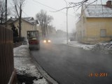 Wrocław: Lali asfalt podczas opadów śniegu