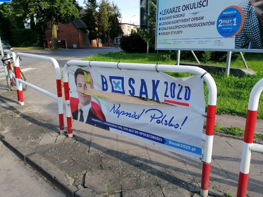 Wybory 2020 Chodzież: Zniszczone banery wyborcze. Kto to zrobił i dlaczego? [ZDJĘCIA]