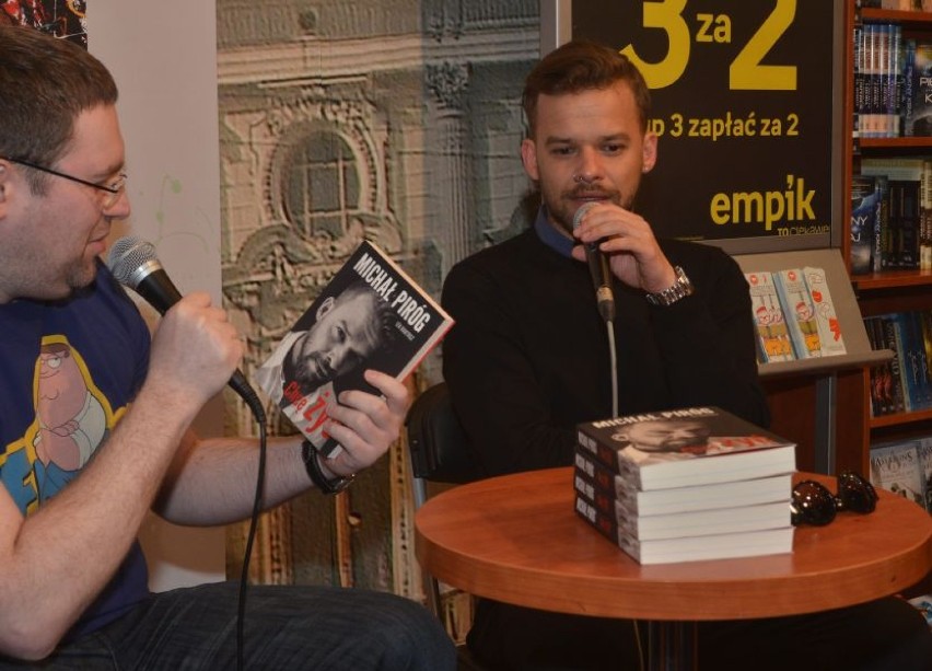 Michał Piróg w Łodzi promował swoją autobiografię