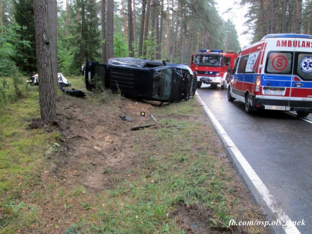 wypadek pod Olsztynek