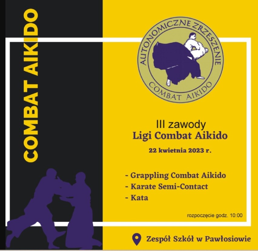 Zawody Ligi Combat Aikido W Pawłosiowie
