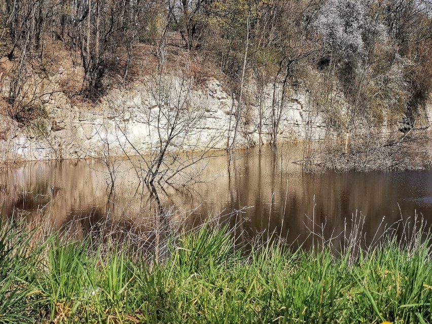 Chrzanów. Skała w wiosennej odsłonie. Chrzanowskie „Morskie Oko” kusi mieszkańców [ZDJĘCIA]