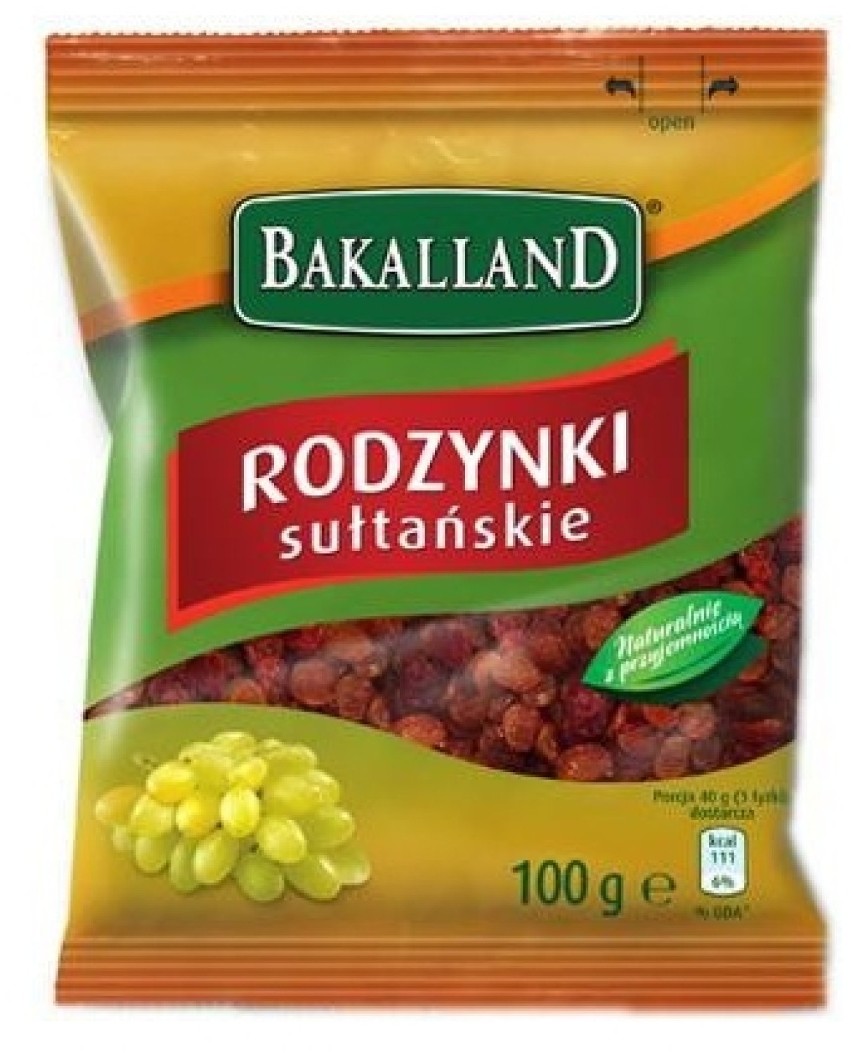 Bakalland 100g Rodzynki sułtańskie