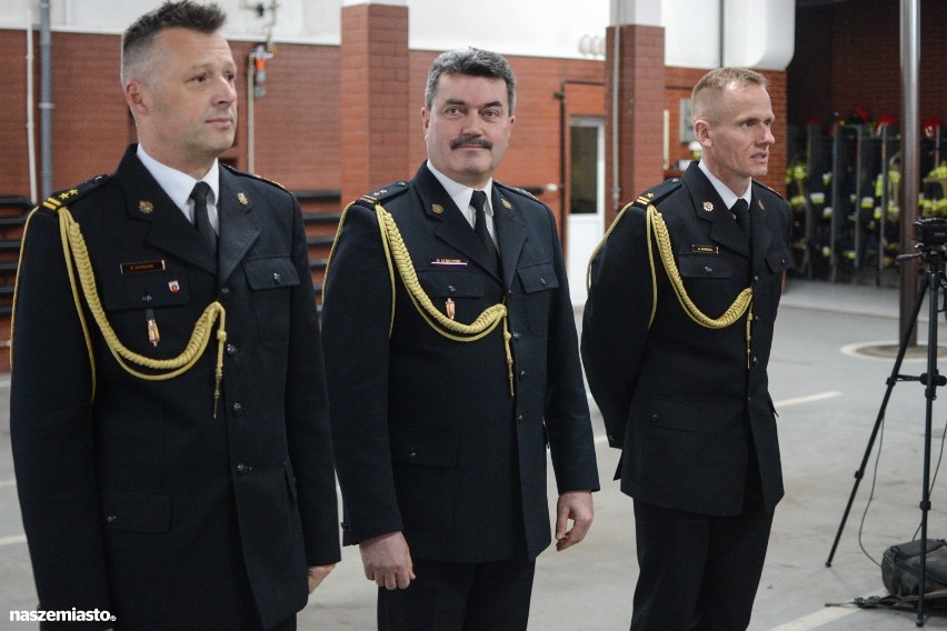 Dariusz Sengerski, zastępca dowódcy komendy straży pożarnej w Grudziądzu, odchodzi na emeryturę [zdjęcia, wideo]