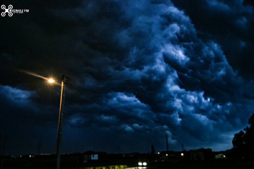 Burza nad Żorami 9.05.2018