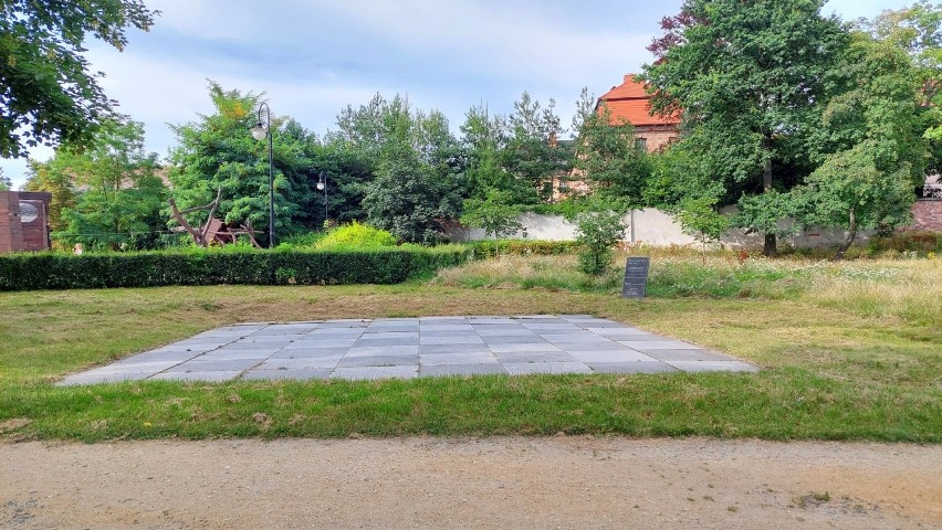 Szachownica w miejskim parku w Żarach zniknęła w trawie i chwastach. Zaniepokojony mieszkaniec zadał pytanie burmistrzowi: Co dalej? 