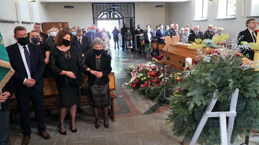 Pogrzeb Krzysztofa Czajkowskiego, byłego burmistrza Aleksandrowa Łódzkiego