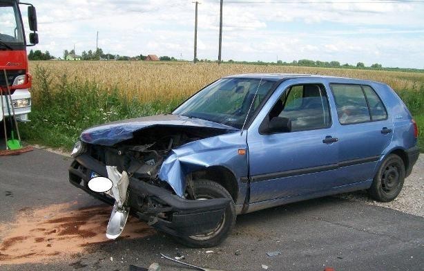 Wypadek w miejscowości Kopojno