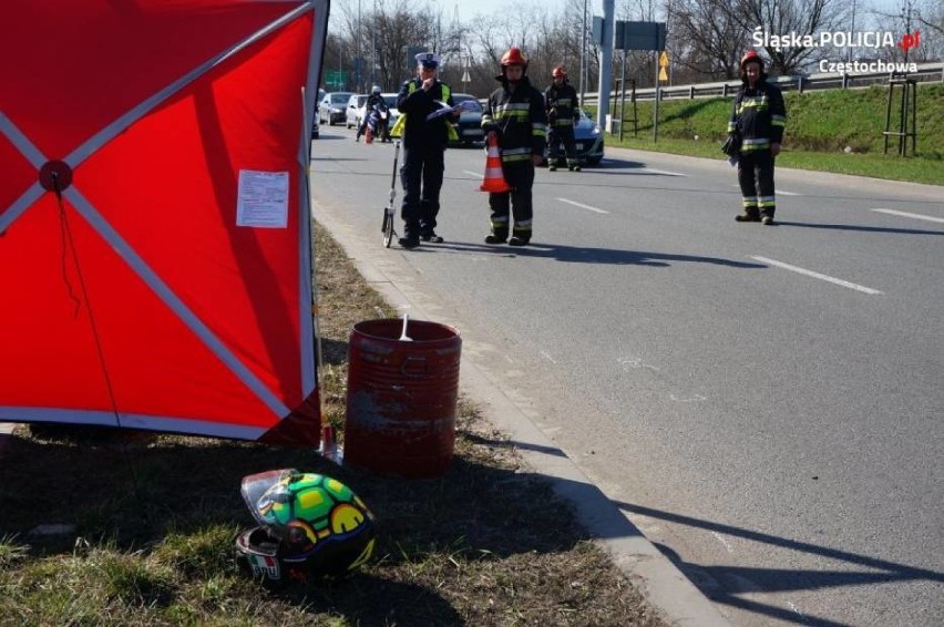 Tragiczny wypadek motocyklisty w Częstochowie. 43-latek nie...