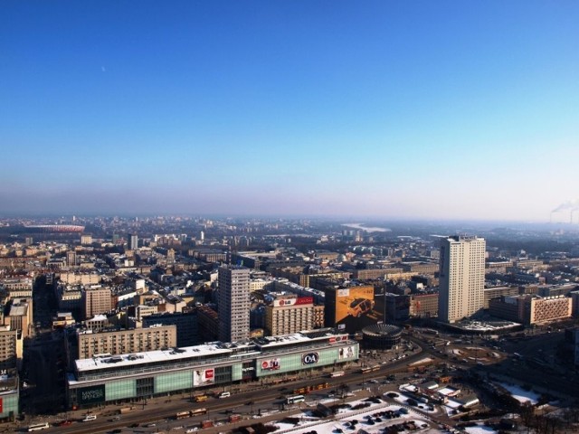 Pałac Kultury i Nauki ma wysokość całkowitą 230 metr&oacute;w. Z tarasu widokowego zlokalizowanego na XXX piętrze możemy podziwiać panoramę miasta. Fot. Mariusz Michalak