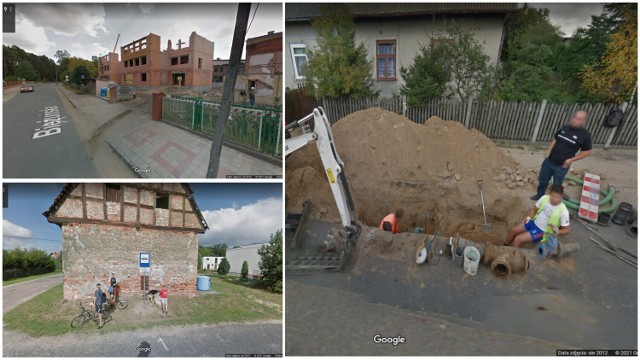 Zdjęcia w Google Street View m.in. ze Skrwilna i Rusinowa