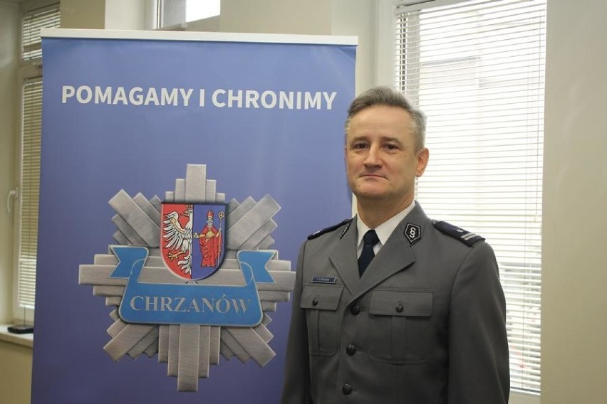 Komendant Komisariatu Policji w Libiążu podinsp. Paweł...