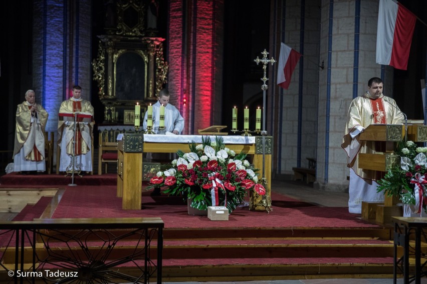 W stargardzkiej kolegiacie mariackiej o północy była msza św. w intencji pokoju 