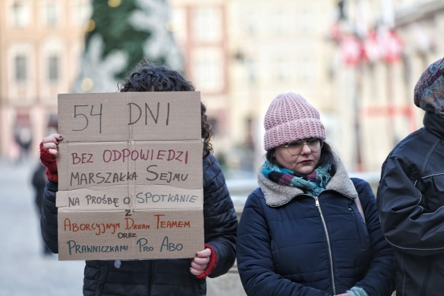 Manifestacja w sprawie liberalizacji prawa aborcyjnego w Poznaniu