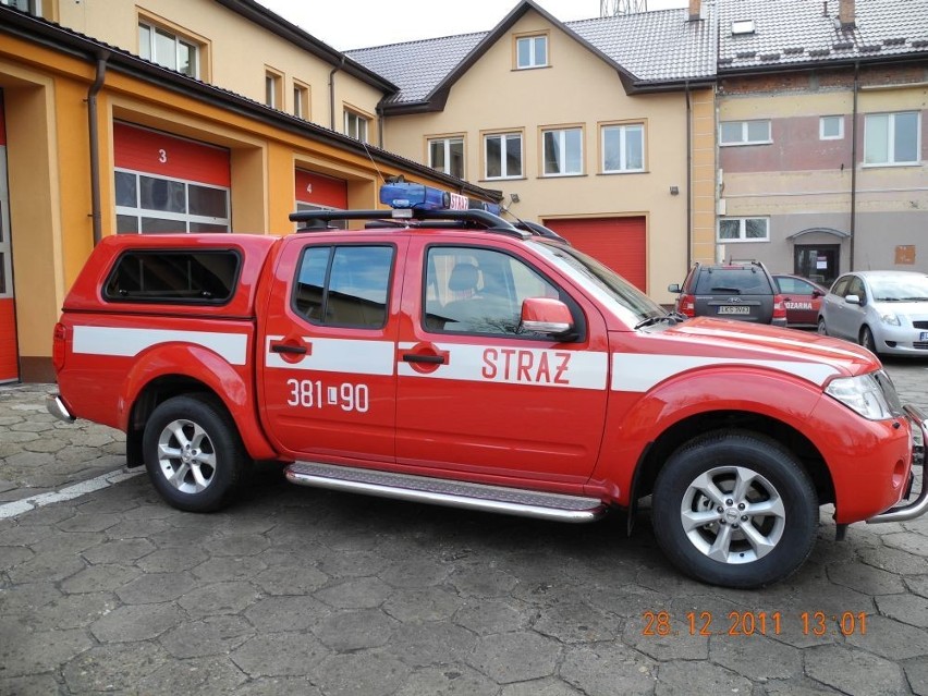 Nissan Navara - nowy nabytek zamojskich strażaków