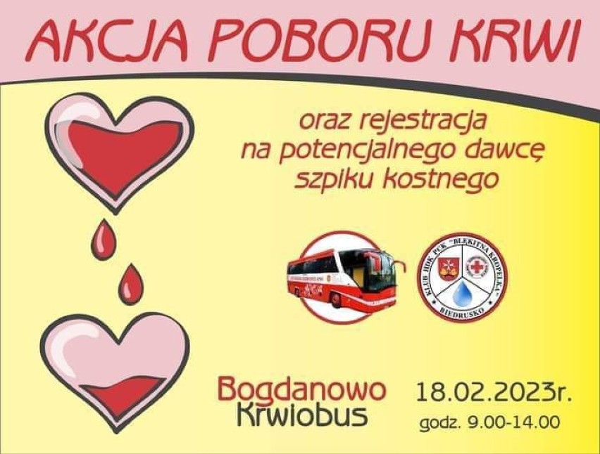 Akcja krwiodawstwa w Bogdanowie. "Ubożsi o 450 ml – bogatsi o darowane życie"