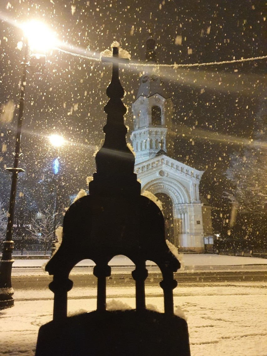 Śnieg w Piotrkowie, styczeń 2021