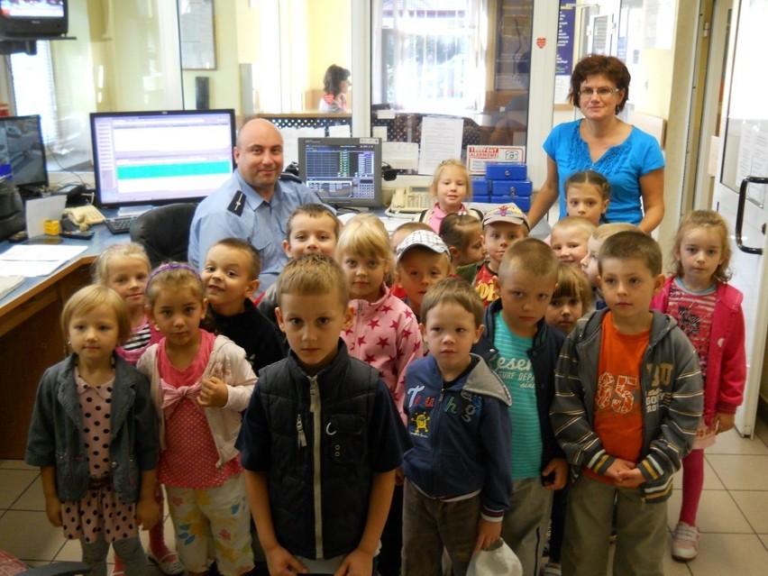 Komendę Powiatową Policji we Włodawie odwiedziły dzieci z...