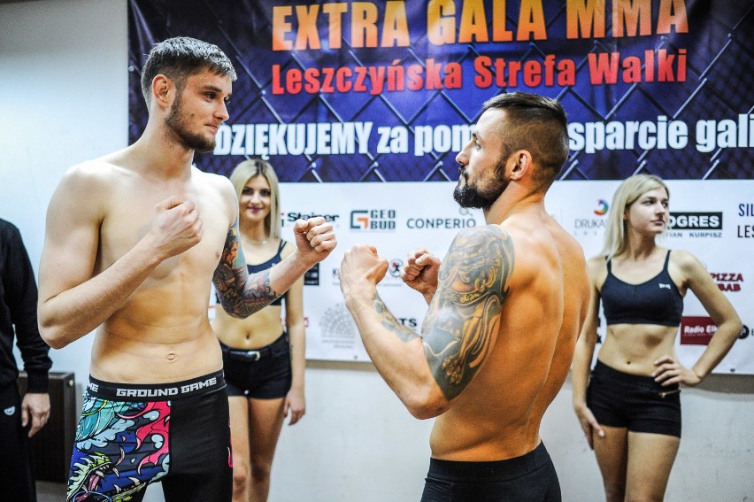 Ważenie przed galą MMA w Lesznie