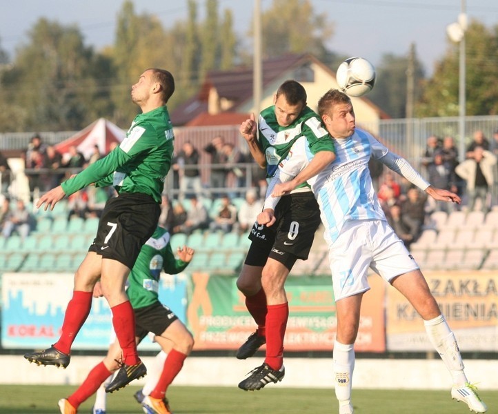 GKS Tychy - Stomil Olsztyn 0:0 [ZDJĘCIA]. Bezbramkowy remis w meczu beniaminków