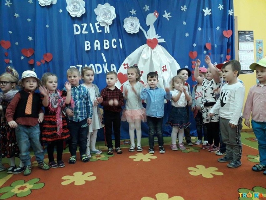 Uroczystości z okazji Dnia Babci i Dziadka w przedszkolu nr 3 w Wągrowcu