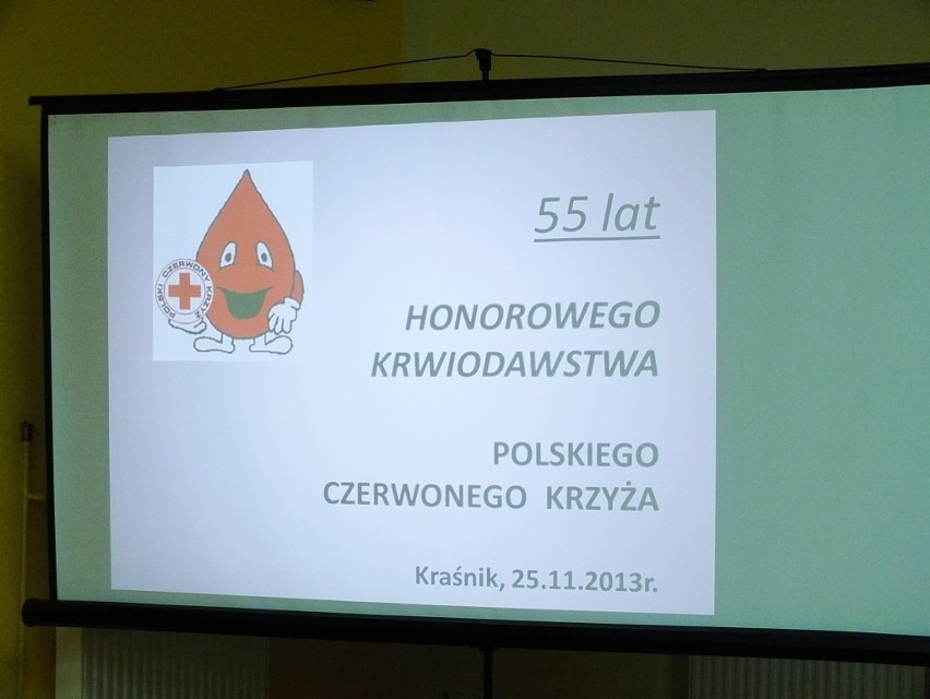 55-lecie honorowego krwiodawstwa w Kraśniku