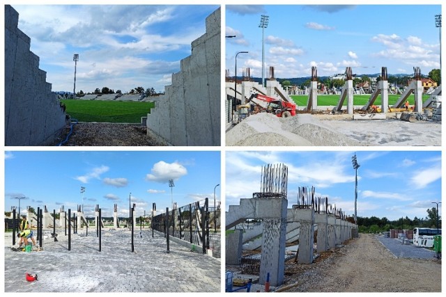 Stadion Sandecji zmienia się z każdym tygodniem