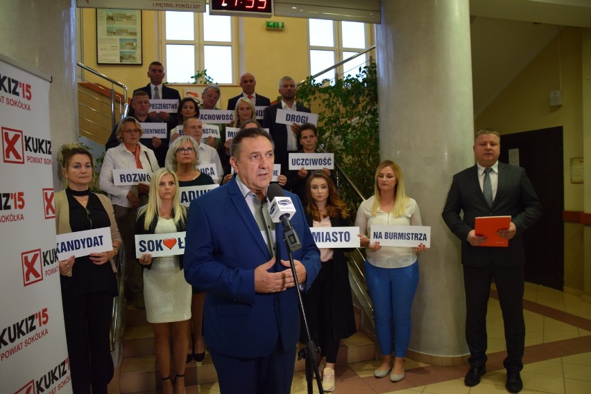 Sokółka. Kukiz'15 przedstawił swoich kandydatów do rady, o fotel burmistrza powalczy Marek Awdziej (zdjęcia)   