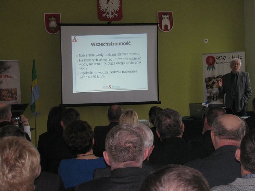 Spotkanie w sprawie utworzenia Centrum Ratowniczo-Gaśniczego w Dobrzyniu nad Wisłą