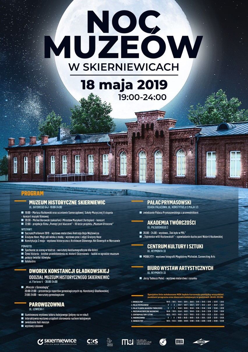 Noc Muzeów 18-19 maja w Skierniewicach, Łowiczu i Rawie Mazowieckiej [PROGRAM]