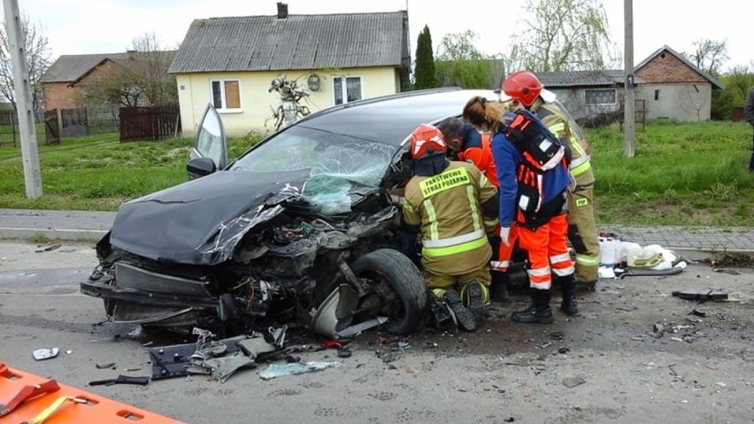 Groźny wypadek w Mirczu