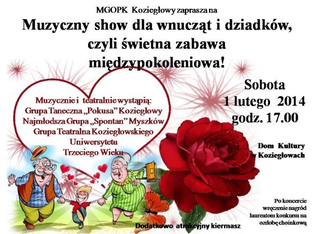 Muzyczny show w Koziegłowach.