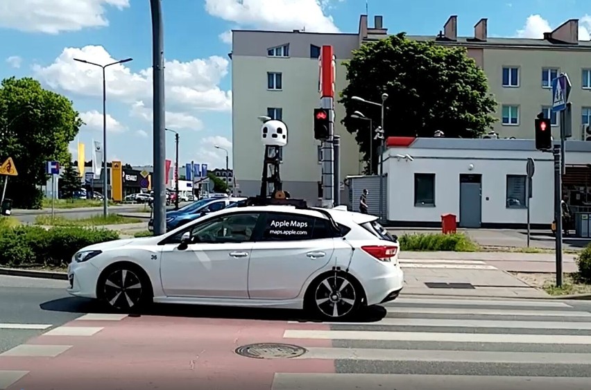 Samochód Apple Maps przyłapany na ulach Bydgoszczy. On robił...
