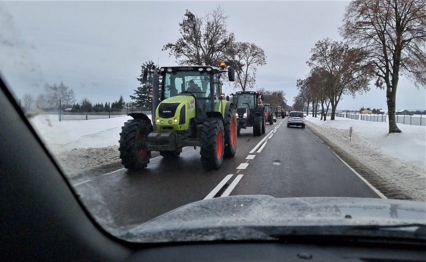 Rolniczy protest w Hrubieszowie