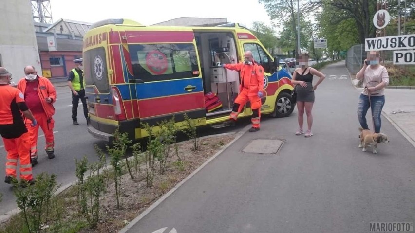 Trzy osoby poszkodowane w wypadku w Opolu.