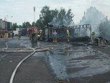 Paliły się kontenery w Mysłowicach! Pożar na terenie dawnej giełdy warzywnej. Trwa dogaszanie i ustalanie przyczyny pożaru