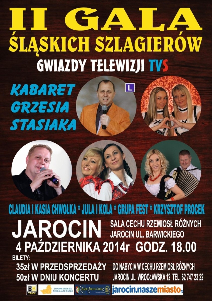 II Gala Śląskich Szlagierów: Dzisiaj wielki koncert w Cechu...