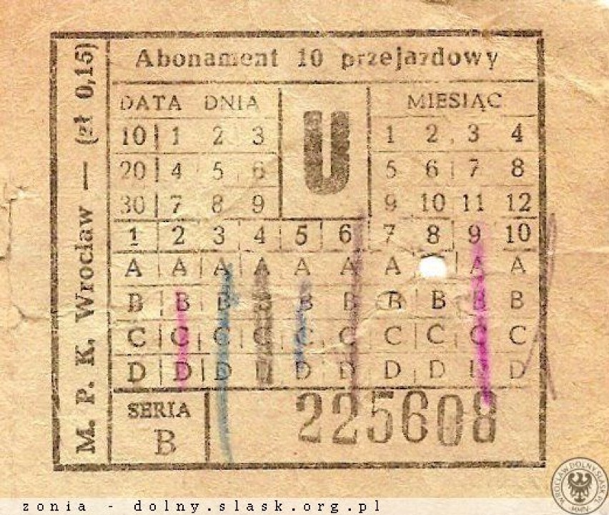 Tak kiedyś wyglądały papierowe bilety MPK we Wrocławiu (STARE ZDJĘCIA)