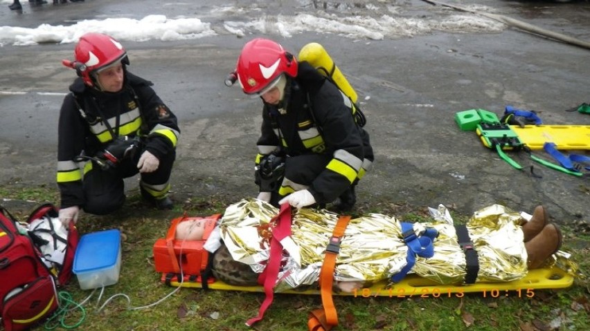 Ćwiczenia strażaków z Węgorzewa [zdjęcia]