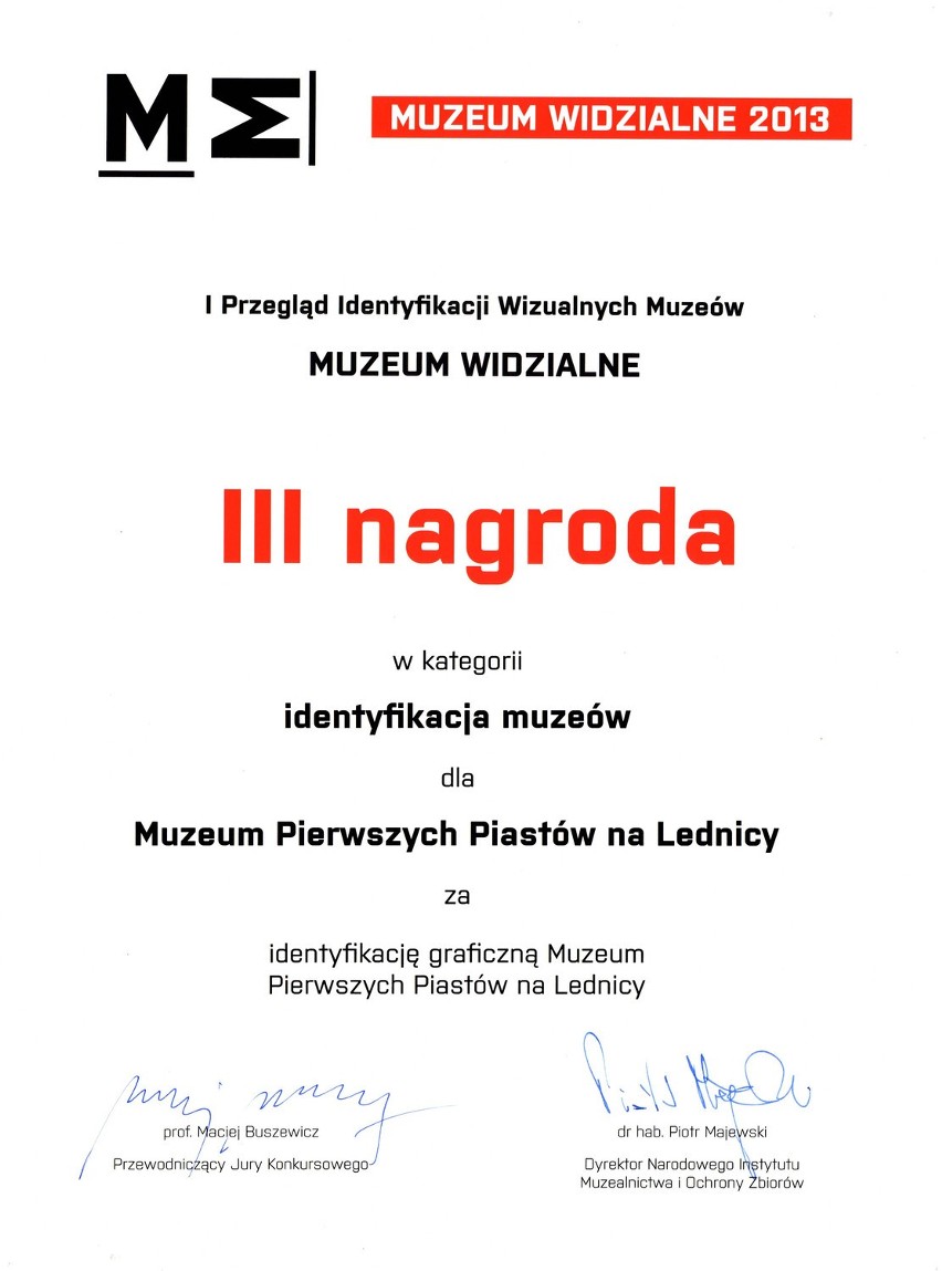 Muzeum Pierwszych Piastów na Lednicy otrzymało nagrodę