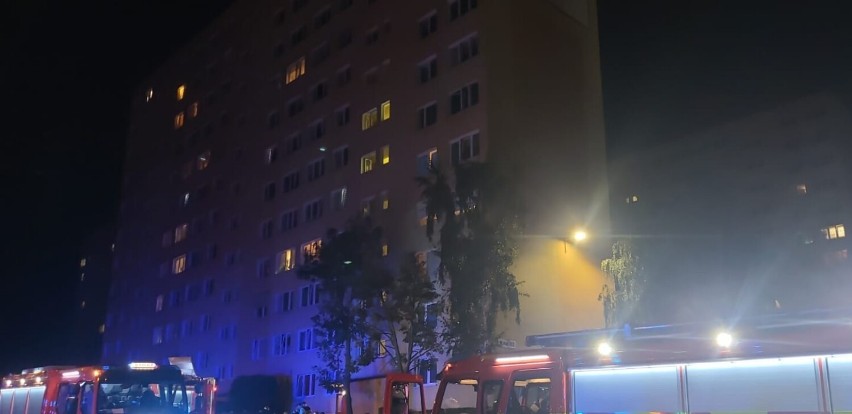 Pożar mieszkania przy ul. Widok w Kaliszu. Jedna osoba nie żyje 
