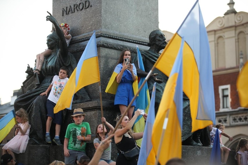 Kraków. Na rocznicę wybuchu wojny hymnu Ukrainy zamiast hejnału nie będzie. Prezydent odrzucił wniosek