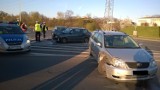 Wypadek na Bandurskiego w Łodzi. Zderzenie trzech samochodów
